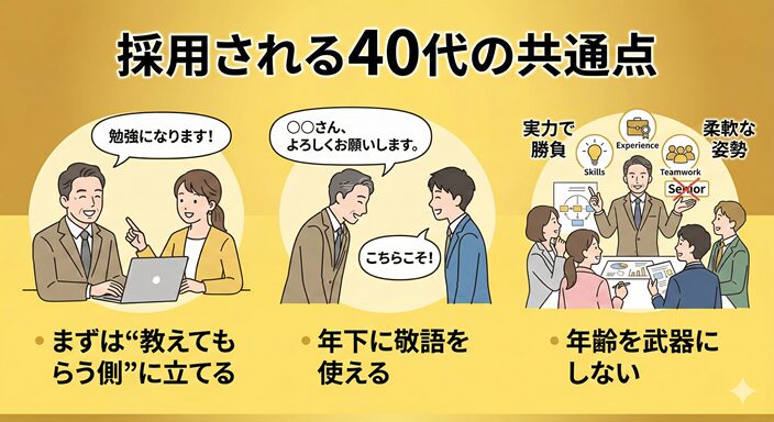 採用される40代の共通点