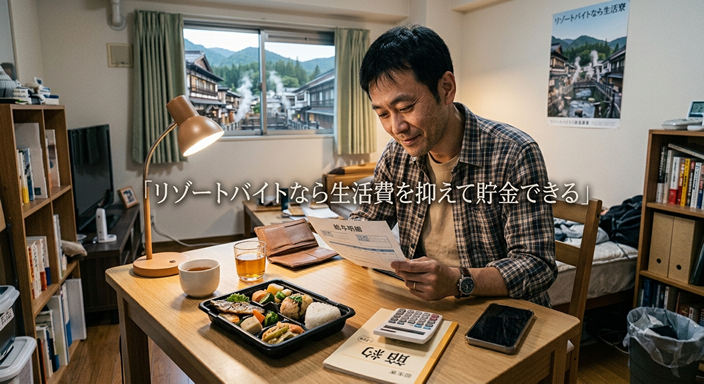 温泉旅館やリゾートホテルで働く40代の日本人男性