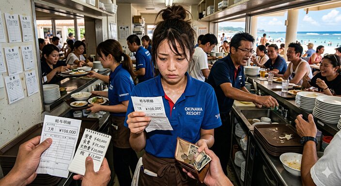 観光地リゾートバイトがきつい理由のイメージ画像