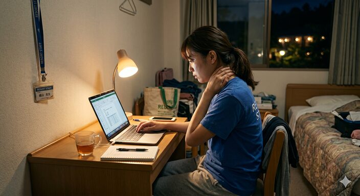 勤務終了後副業を頑張る